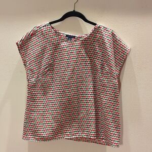 Tommy Hilfiger colorful "horse print" sleeveless top